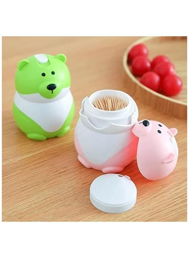 Multicolor teddy bear-shaped toothpick holder - Image 3