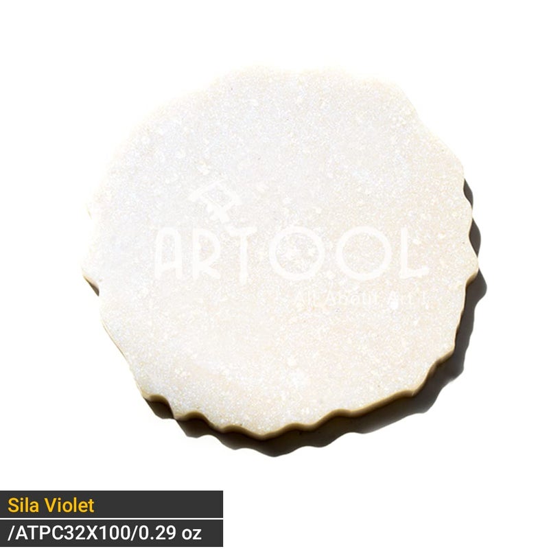 Artool مسحوق ميكا ARTOOL لصبغة الراتنج الإيبوكسي فن حجر القمر البنفسجي غير سام للاستخدام المتعدد في صنع الشموع والرسم ومشاريع الفن والحرف 9 جرام (PP32) - Image 2