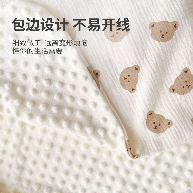 Doudou blanket bag newborn baby discharged pure cotton autumn and winter rabbit delivery room swaddling bag newborn summer wrap quilt - Image 3