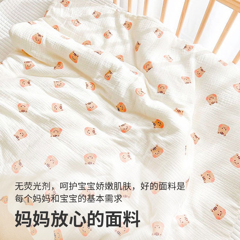 Doudou blanket bag newborn baby discharged pure cotton autumn and winter rabbit delivery room swaddling bag newborn summer wrap quilt - Image 5