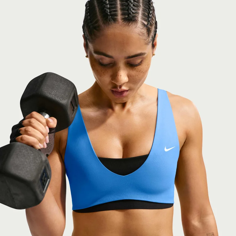 Nike Blue Women's Pro Sculpt Sports Bra for Women | Best Price UAE