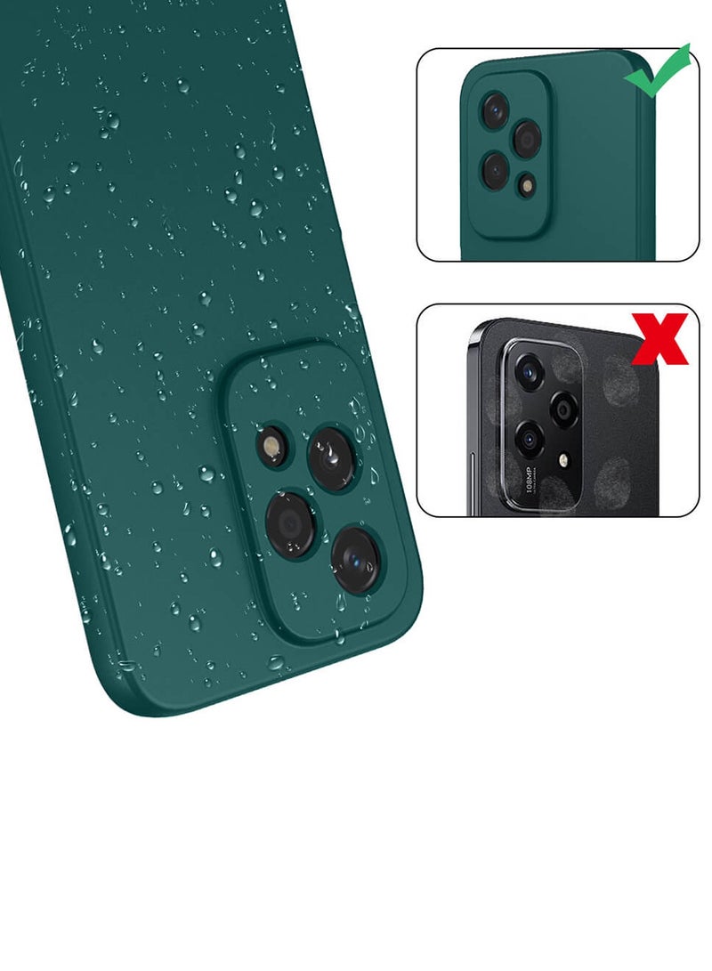 Wtech Liquid Silicone Case Cover For Honor 200 5G 2024 Dark Green - Image 3