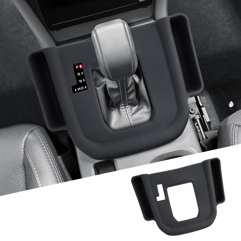 EcoZen 2025 Forester Center Console Organizer for 2025 Subaru ForesterPremiumSportLimitedTouring Forester Hybrid Center Console Silicone Storage Tray for 2025 ForesterHybrid AccessoriesBlack - Image 2