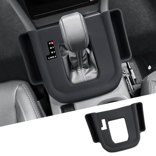 EcoZen 2025 Forester Center Console Organizer for 2025 Subaru ForesterPremiumSportLimitedTouring Forester Hybrid Center Console Silicone Storage Tray for 2025 ForesterHybrid AccessoriesBlack - Image 1