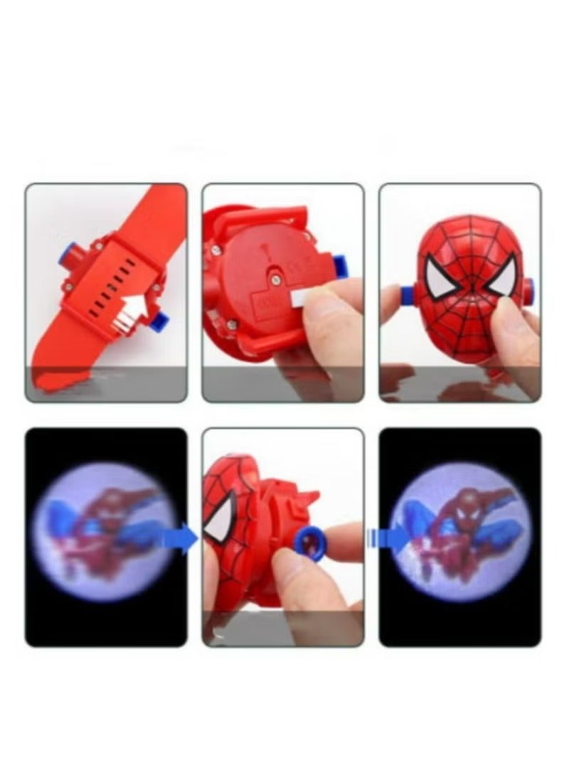 Spider Man Projection Watch Light Up Toy Gift for Children - Image 4