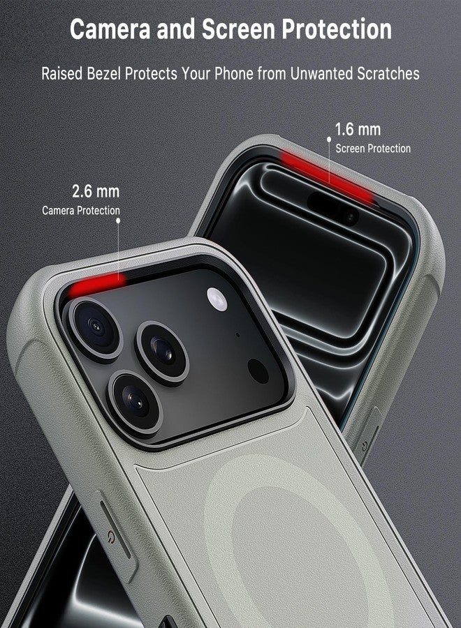 جراب M MYBAT PRO لهاتف iPhone 17 Pro Max مع مشبك حزام، جراب Maverick Series 17 Pro Max [متوافق مع Magsafe] مع واقي شاشة، مقاوم للصدمات، مع مسند قابل للدوران 360 درجة، حماية فائقة - Image 4