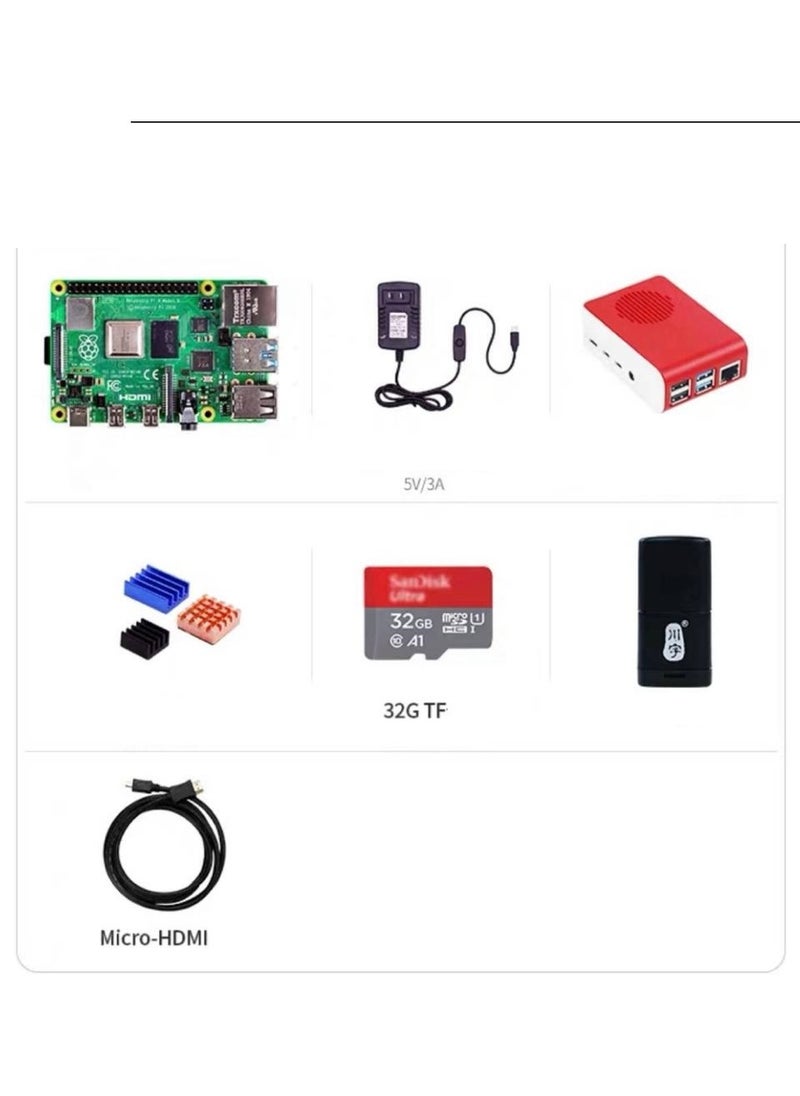 Raspberry Raspberry Pi 4 Model  Development Board Kit  - Image 2