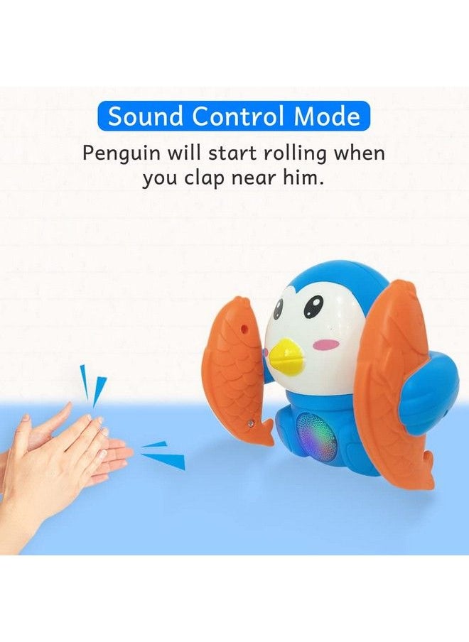 Wembley Dancing Crawling Baby Toys For 6 Month Old Baby Girls Boys Kids Musical Toys For Babies With Light With 360° Spinning & Rolling Moving Toys For 612 Months Penguin Sound Toybis Approved  - Image 5