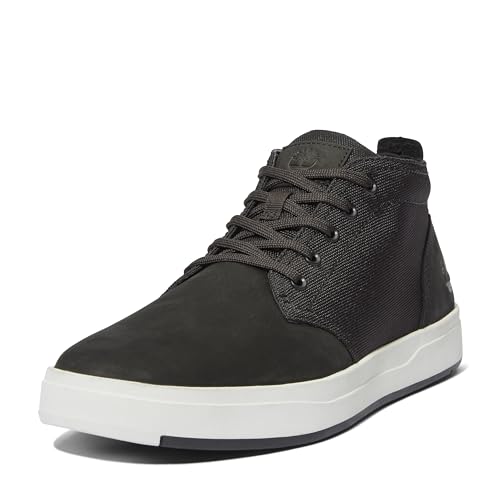 Timberland أحذية تيمبرلاند للرجال ديفيس سكوير تشوكا، أسود، 8 متوسط - Image 1