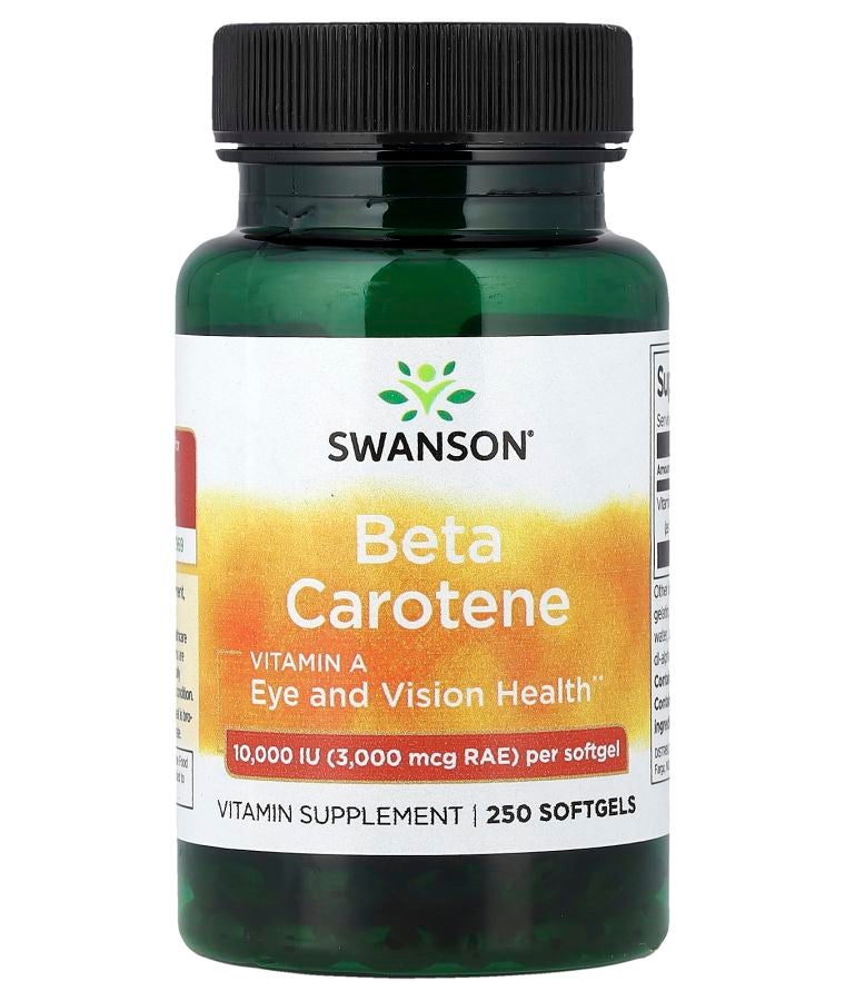 Beta Carotene 3000 mcg RAE (10000 IU) 250 Softgels