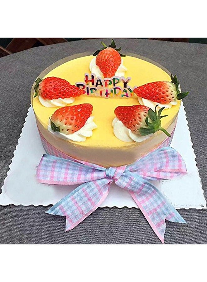 Warmtree Warm party Colourful Happy Birthday Cupcake Picks Cake Toppers,Pack of 50 - Image 3