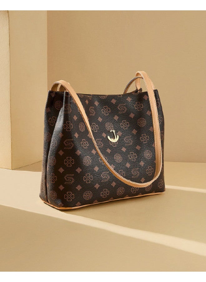 St&Sat Women's Tote Bag Large Capacity Shoulder Bag Versatile Handbag Bucket Bag Women's Bag - Image 1