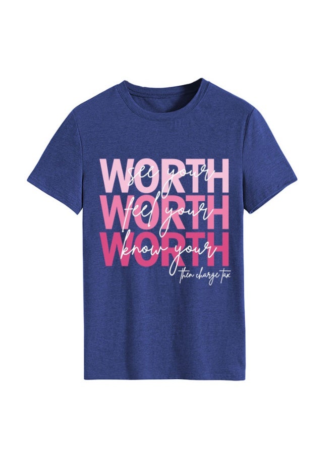 Women's Graphic T Shirts Casual Funny Printed Short Sleeve Undershirts Crewneck Summer Shirts for Women - Image 1