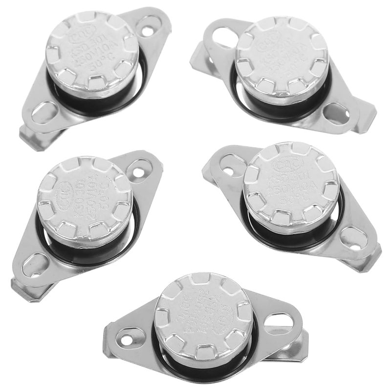 5Pcs Normally Closed Thermostat Temperature Control Switch For Water Dispenser Electric Heater - Image 2