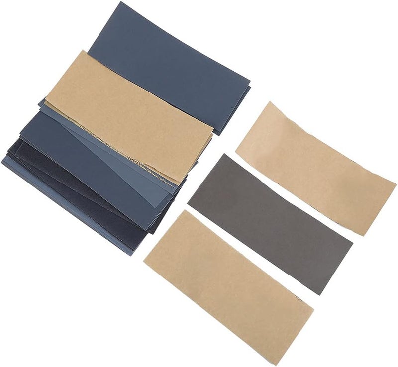 Professional Sandpaper Set 28pcs 120# to 3000# Grit Silicon Carbide Abrasive Sheets for Wood Metal Auto Body Polishing and Surface Refinishing - Image 4