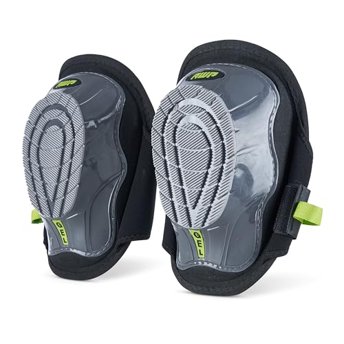 AWP Gel Stabilizer NonSkid Knee Pads with Dual Layer Padding and Shock Stabilizer Caps for Flooring Roofing Decking for AllDay Support Stability Men and Women One Size L223804