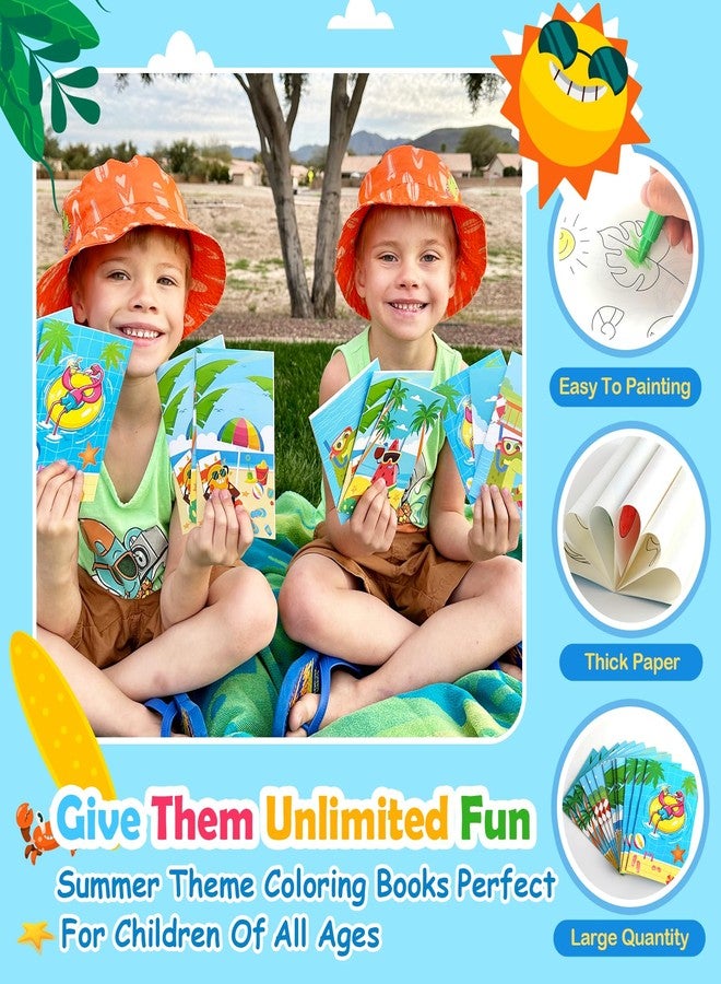 INNOCHEER Pool Party Favors Beach Party Favors for Kids 3-4-5-8-12, 120 PCS Goodie Bags Stuffers for Kids Summer Toys, Beach Balls, Crayons, Coloring Books Beach Pool Toys for Kids Ages 4-8-12 - Image 3