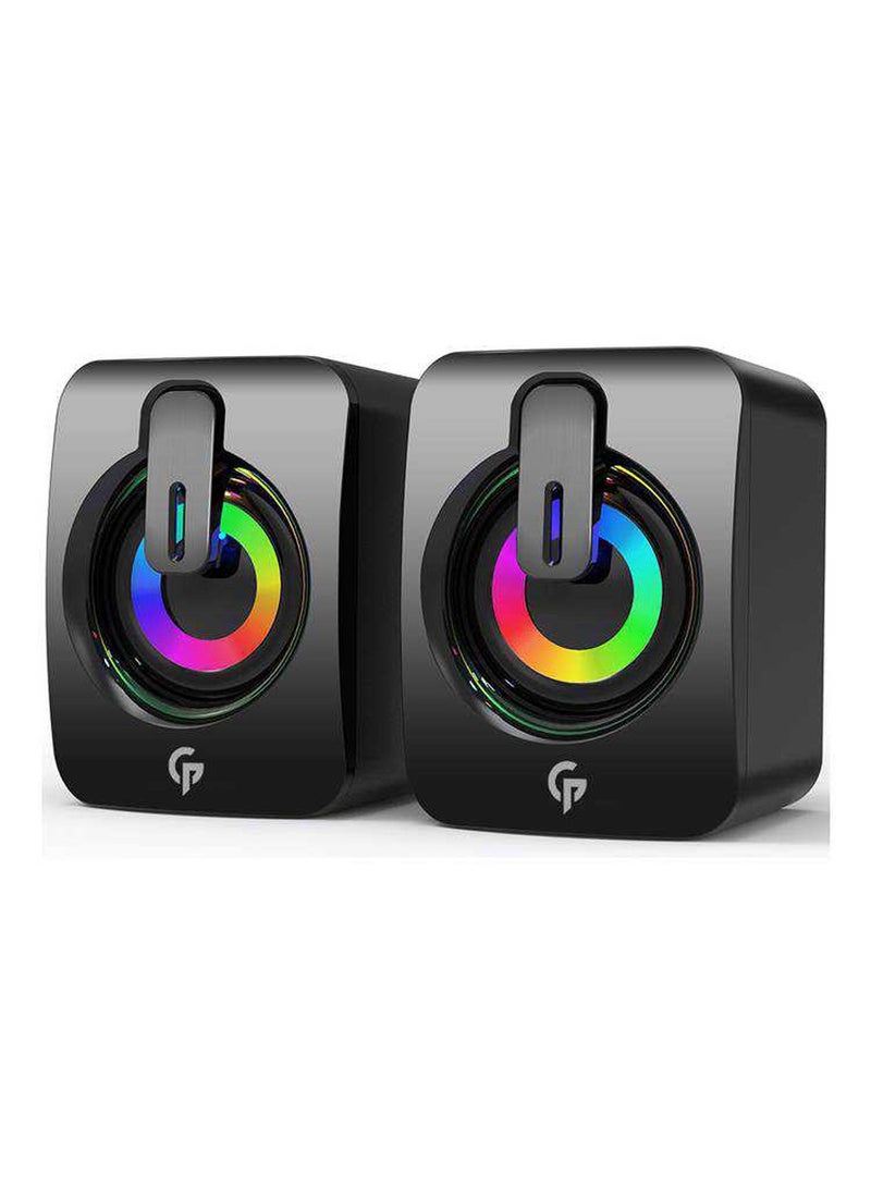 porodo طقم الألعاب النهائي 5 في 1 من بورودو (لوحة مفاتيح / مكبرات صوت ستيريو / ميكروفون RGB / فأرة RGB / وسادة فأرة) - أسود - Image 3