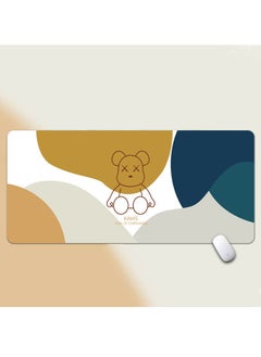 ZCM-HAPPY Gaming laptop keyboard pad mouse pad gaming mouse pad large table mat rubber table mat mouse pad 90 x 40 x 0.3cm  - Image 1