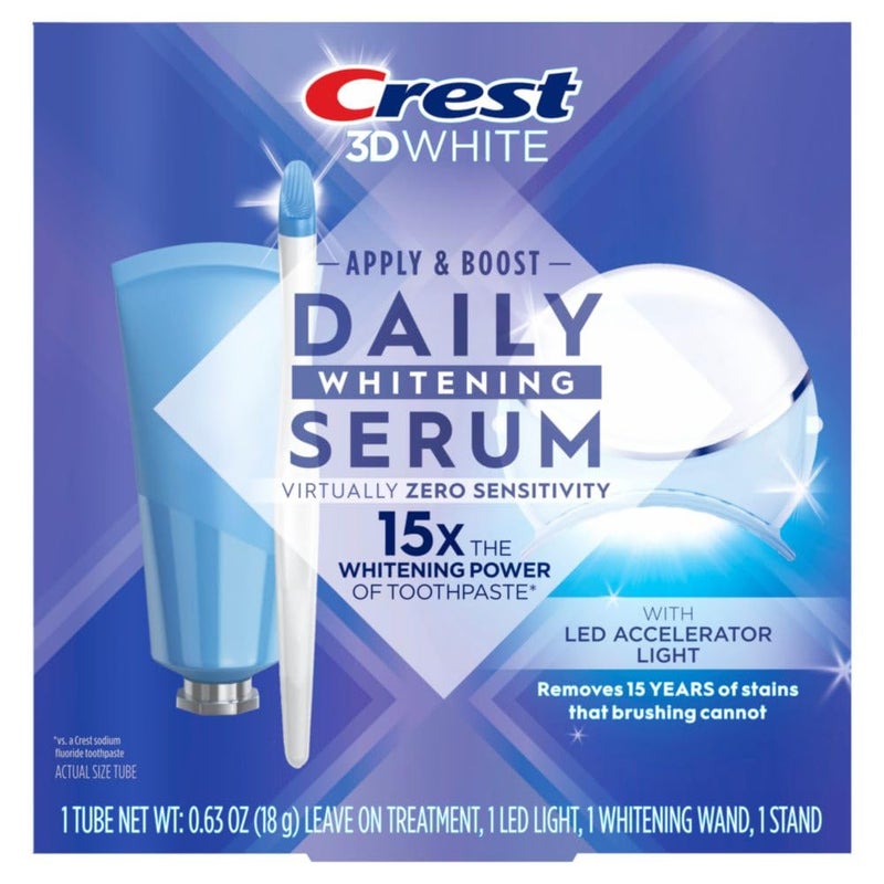 Crest Whitening Emulsions Leave-on Teeth Whitening Gel Kit With LED Accelerator Light, 0.63 Oz - Image 1