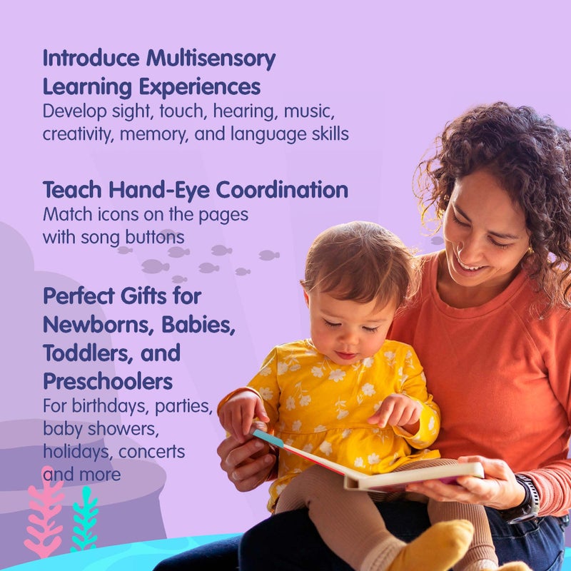 Pinkfong Baby Shark Family Orchestra Concert Sound Book l Baby Shark Toys | Learning & Education Toys | Interactive Books for Infant & Toddlers & in 1-3 | Gifts for Boys & Girls - Image 5