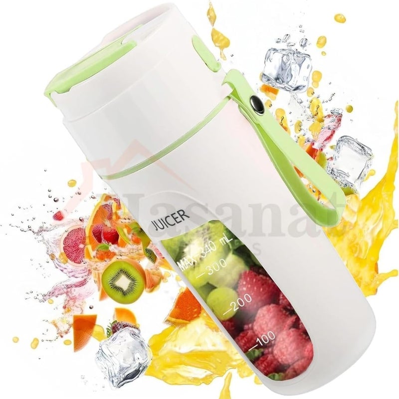 HASANAT ESSENTIALS زجاجة خلاط عصير محمولة من حسنات إيسينشالز - Image 2