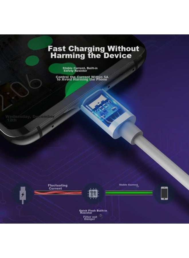 OKSJ Type-c Data Cable Charging Cable Fast Charging 100w Xiaomi Phone 5a Extended 1.5 Meters Suitable For Android Phones Car Charger - Image 3