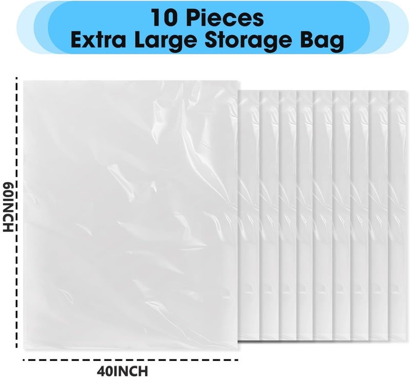 AQBAH Large Size Suitcase Cover Bags Dustproof Luggage protector cover for Trolley Travel almirah storage Dirt & Dust Waterproof Clothes (Pack of 10) - Image 2
