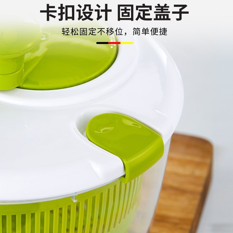 Salad Vegetable Dehydrator Drying Machine Kitchen Fruit And Vegetable Washing And Drying Machine Draining Tool Draining Basket - Image 4