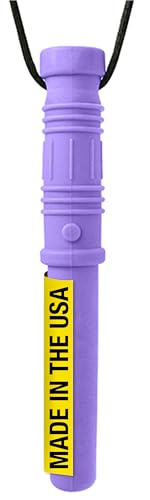 ARK Therapeutic ARK Bite Saber, Chew Necklaces for Sensory Kids and Adults, Oral Fidget for Autism, ADHD, SPD, Anxiety, Medical-Grade Sensory Chew Necklace, XXT, Very Firm, Lavender - Image 1