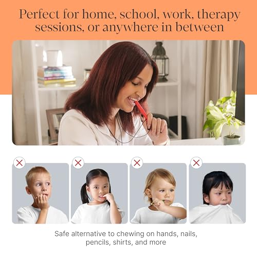 ARK Therapeutic ARK Bite Saber, Chew Necklaces for Sensory Kids and Adults, Oral Fidget for Autism, ADHD, SPD, Anxiety, Medical-Grade Sensory Chew Necklace, XXT, Very Firm, Lavender - Image 5