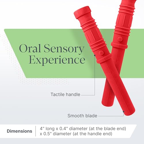ARK Therapeutic ARK Bite Saber, Chew Necklaces for Sensory Kids and Adults, Oral Fidget for Autism, ADHD, SPD, Anxiety, Medical-Grade Sensory Chew Necklace, XXT, Very Firm, Lavender - Image 2