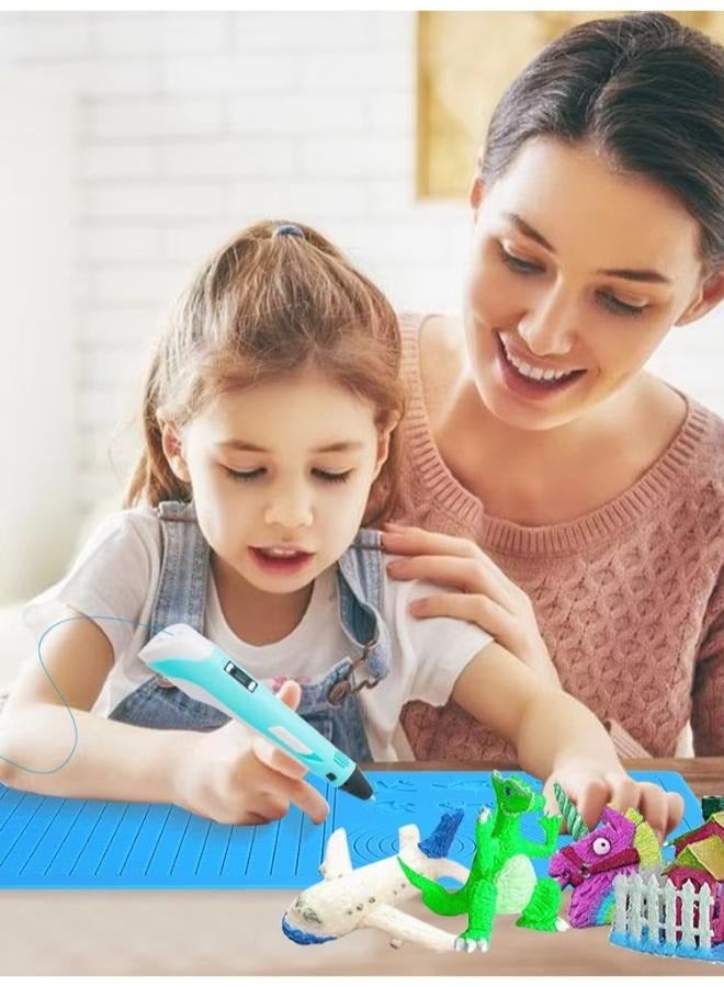 3D Printing Pen with LCD Display Compatible with 1.75mm PLA/ABS Filament USB Perfect Gift For Kids