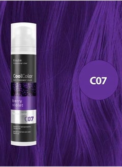 Erayba CoolColor Semi-permanent Color Cream100ml  C07 Purple Color  - Image 1