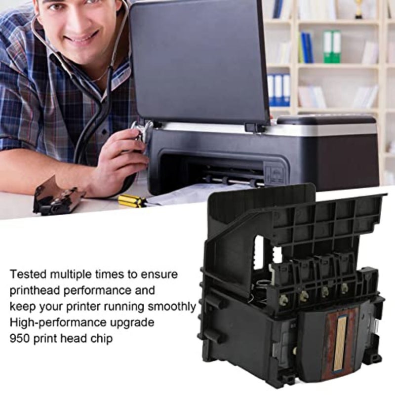 950 951 Print Head, Printer Replacement Parts with Upgraded Chip for H P OfficeJet Pro 8100 8600 8610 8620 8650 251DW 251 - Image 3