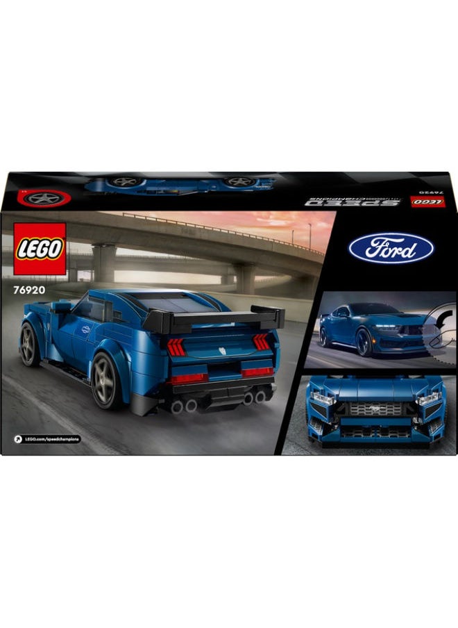 LEGO 76920 Ford Mustang Dark Horse Sports Car Building Set  - Image 2