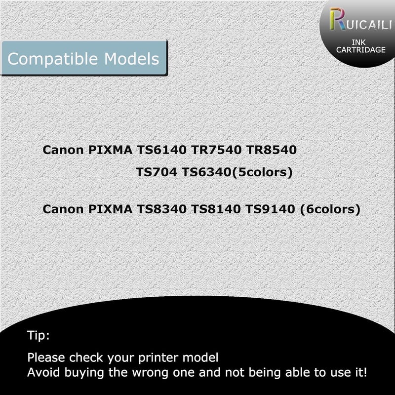 Compatible for PGI-480XXL CLI-481XXL 480XXL 481XXL Ink Cartridges for Canon PIXMA TS704 TR7540 TR8540 TS6140 TS8140 TS9140 TS9540 TS9541C Printer,6 Pack - Image 2