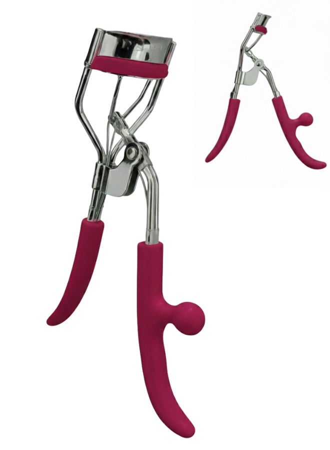 High Quality Eyelash Curler – Comfortable Ergonomic Grip – Suitable for All Lash Types – Professional Daily Beauty Tool-dark pink - Image 1