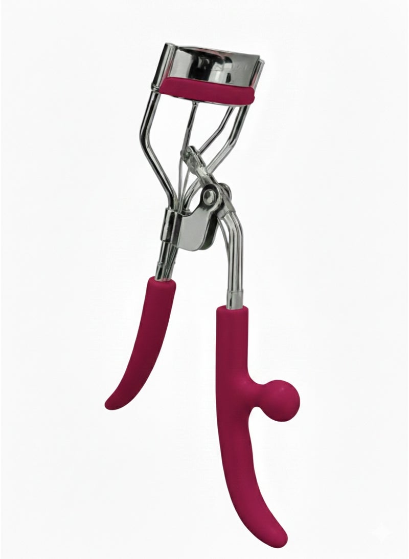 High Quality Eyelash Curler – Comfortable Ergonomic Grip – Suitable for All Lash Types – Professional Daily Beauty Tool-dark pink - Image 2