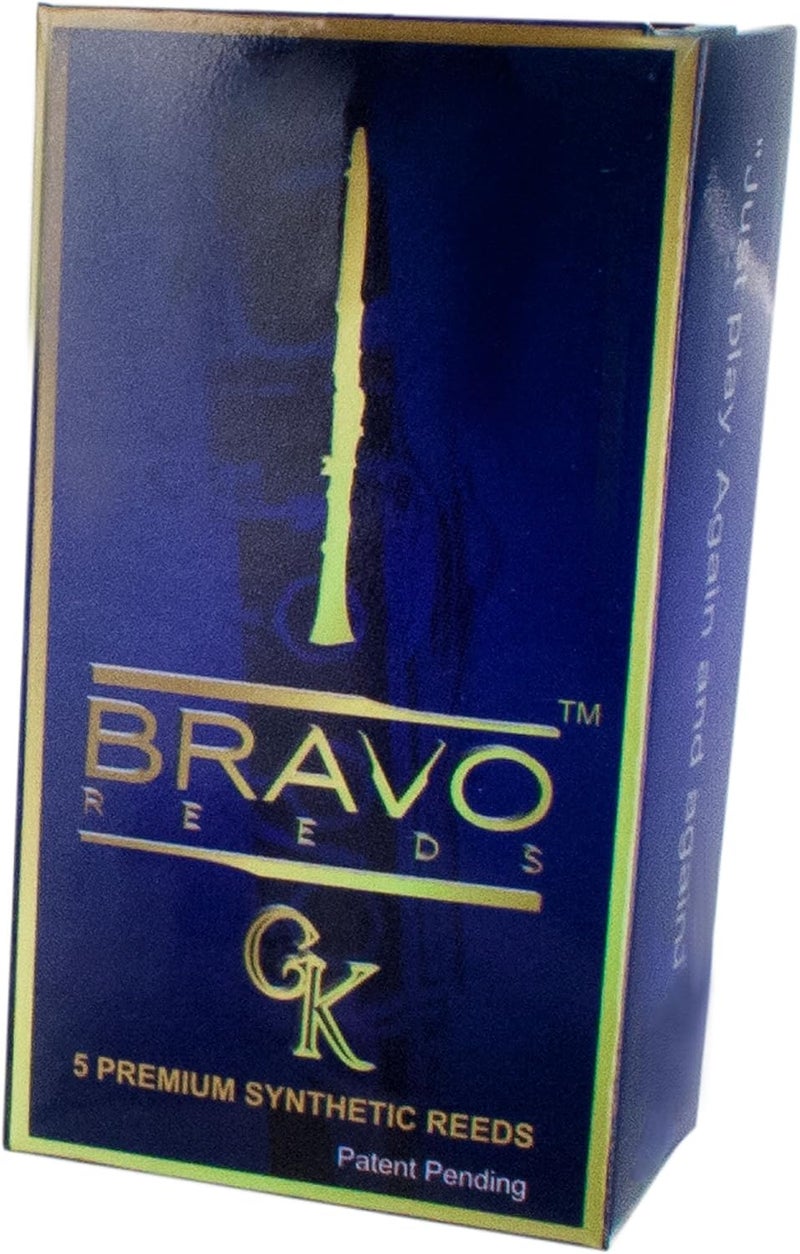 Bravo Synthetic Reeds for Bb Clarinet - Strength 4.0 (Box of 5), Model BR-C40 - Image 2