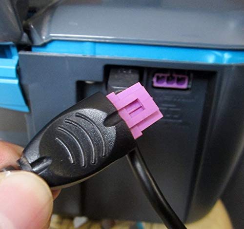 T POWER شاحن تي باور 32 فولت 3 دبابيس طرف بنفسجي لطابعة HP Deskjet Ink Advantage الكل في واحد - Image 3