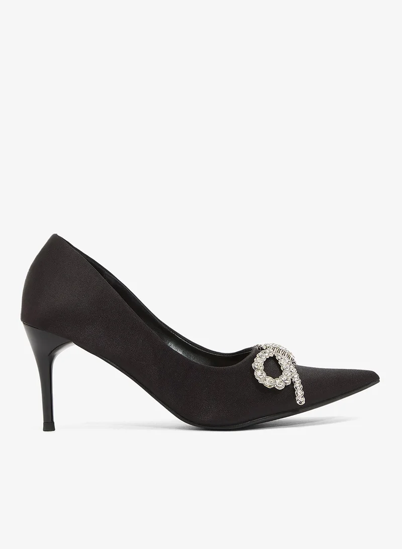 Ella Limited Edition Embellished Bow Detail High Heel Pumps