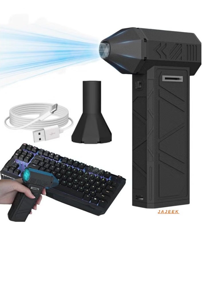 JAJEEK Air Blower Super | High RPM Turbo Powered Jet Blower with Adjustable Speed | Portable Handheld Mini Air Duster for Car Cleaning, Camping, and Outdoor Use - Image 1