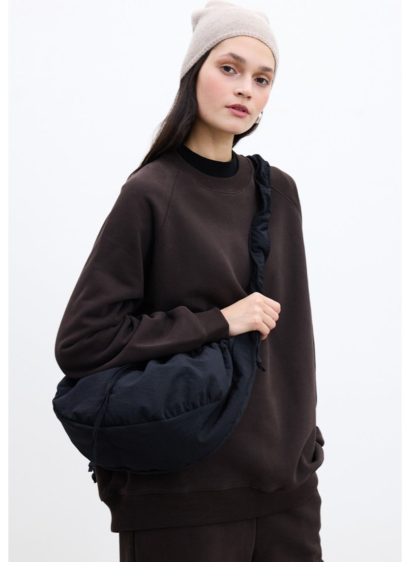 Manuka - Enya Tote Pocket Crossbody Bag Black - Image 1