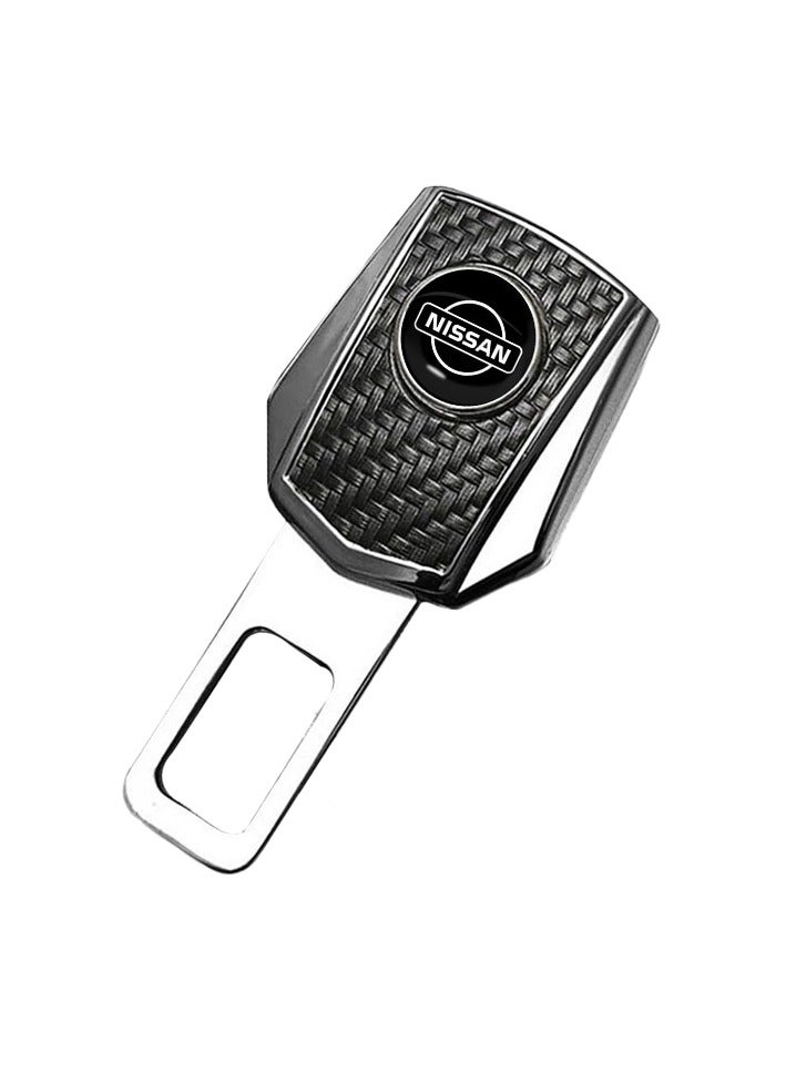 2 pcs High Quality Seat Belt Clip with Nissan Logo - Image 2