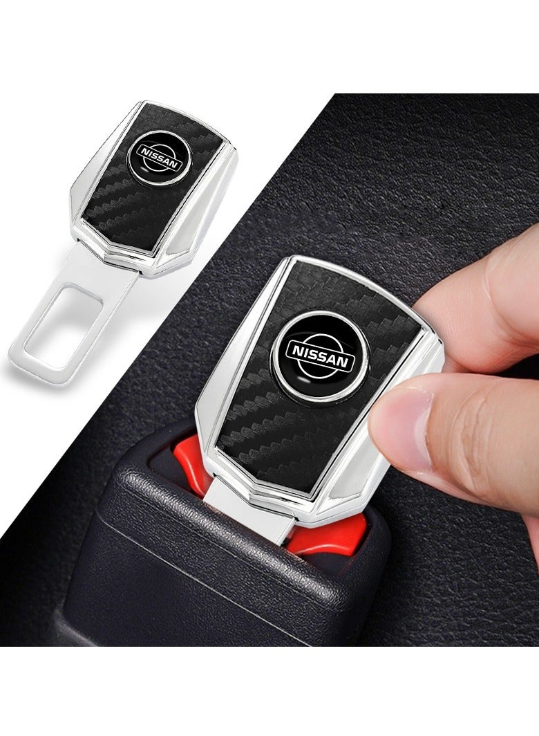 2 pcs High Quality Seat Belt Clip with Nissan Logo - Image 3
