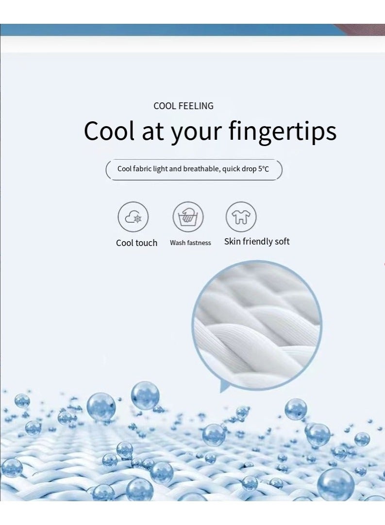 General Summer sun protection sleeves horseshoe sleeves UV protection finger sleeves ice silk sun protection cycling driving loose horseshoe sleeves  - Image 3