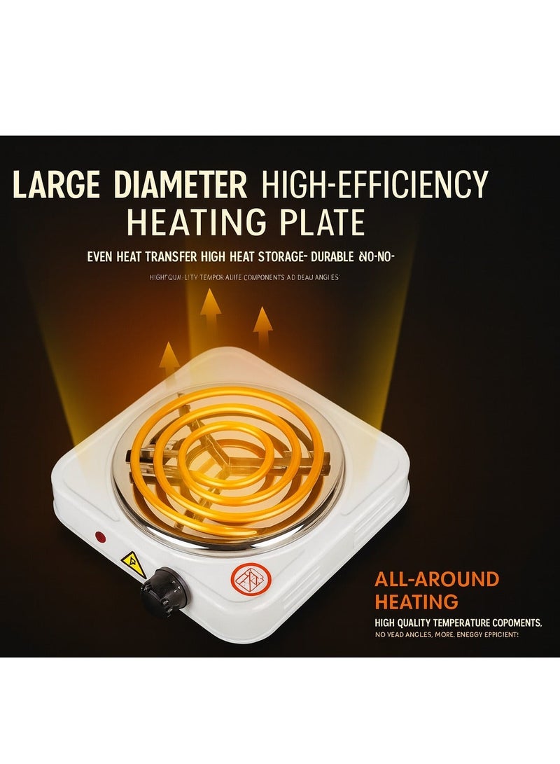 هوت بلايت موقد طهي كهربائي HOT PLATE - شعلة ملفوفة واحدة (الموديل: BSD-1010B، 1000 واط) - Image 2