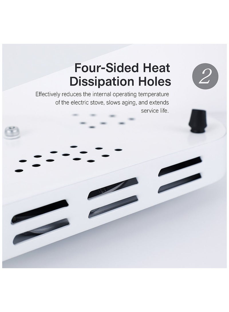 هوت بلايت موقد طهي كهربائي HOT PLATE - شعلة ملفوفة واحدة (الموديل: BSD-1010B، 1000 واط) - Image 4