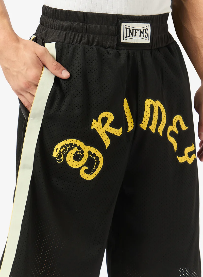Grimey  Droppin Science Baggy Mesh Shorts for Men | Best Price UAE
